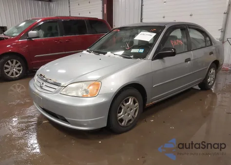 2001 Honda Civic Lx from USA, damaged, VIN 2HGES165X1H531455